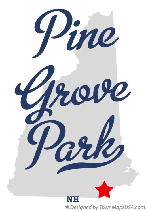 Map of Pine Grove Park New Hampshire NH