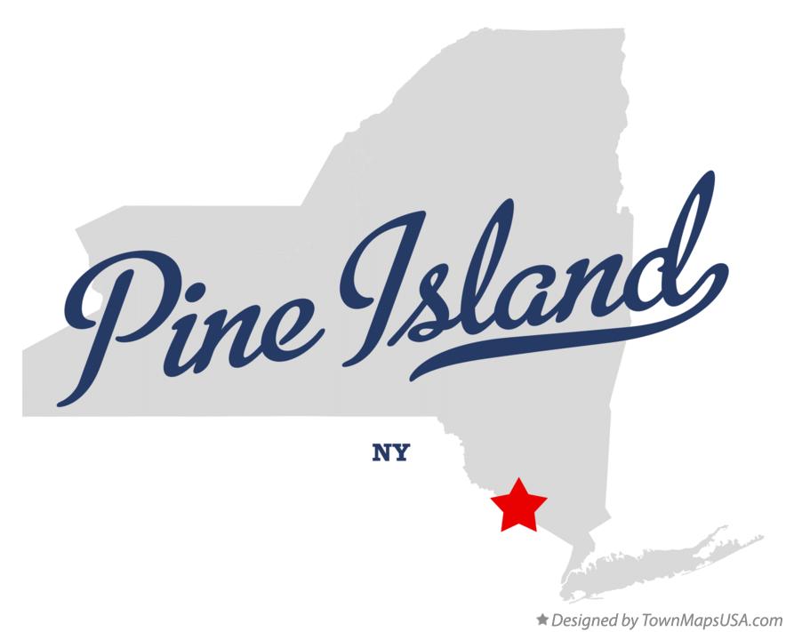 Map of Pine Island New York NY