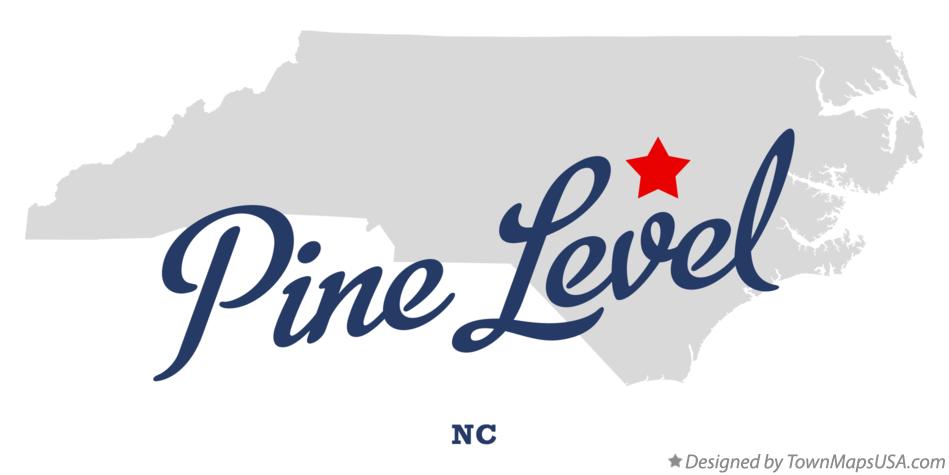 Map of Pine Level North Carolina NC