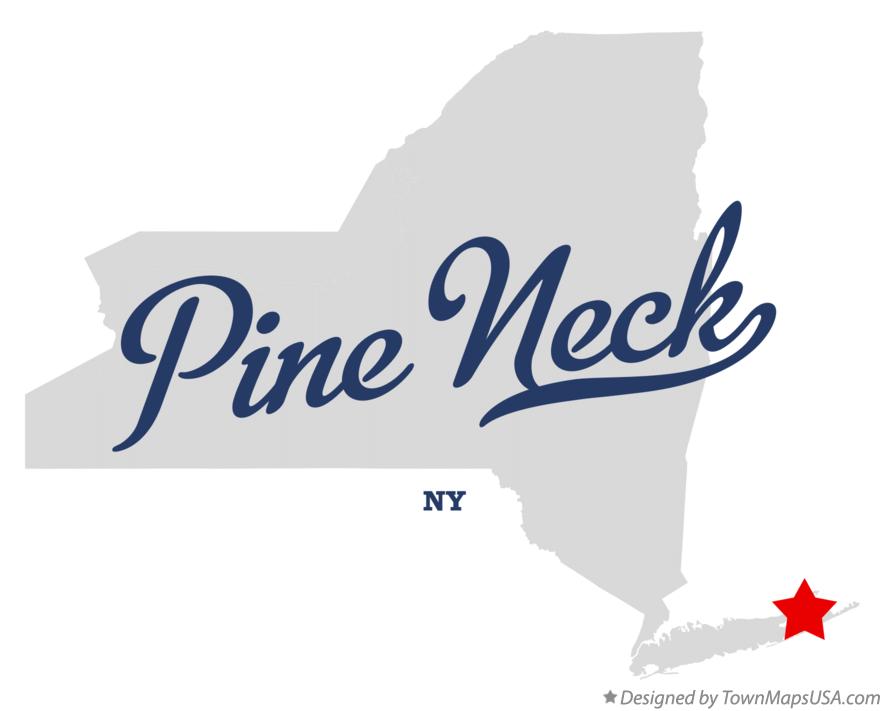 Map of Pine Neck New York NY