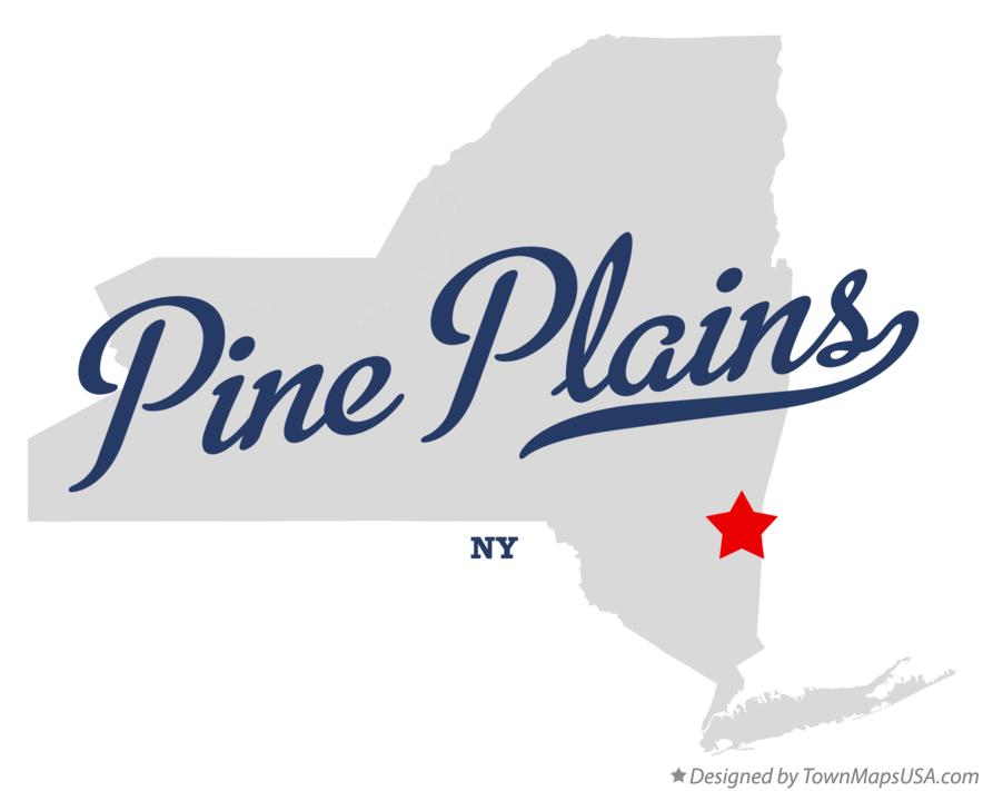 Map of Pine Plains New York NY