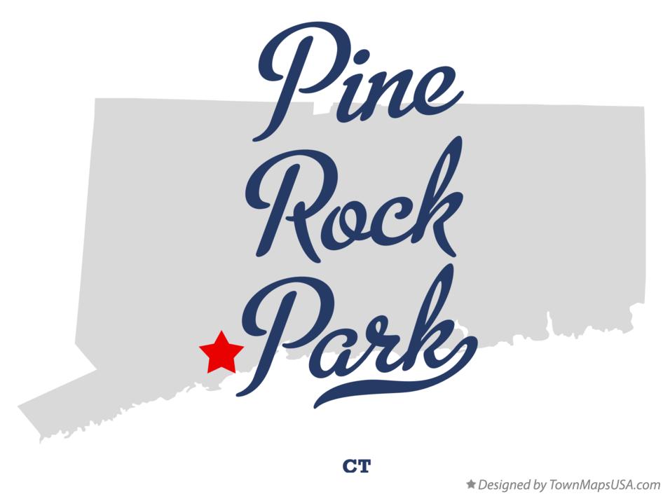 Map of Pine Rock Park Connecticut CT