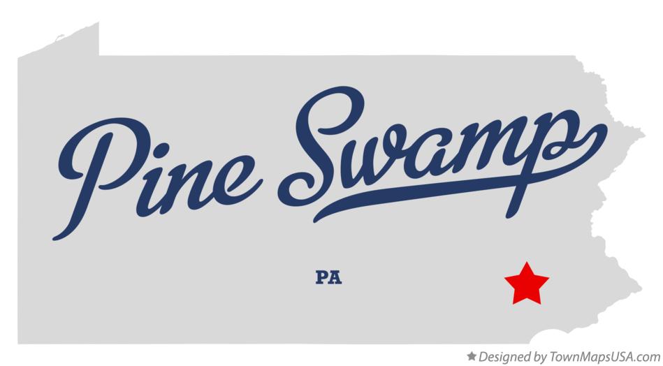 Map of Pine Swamp Pennsylvania PA