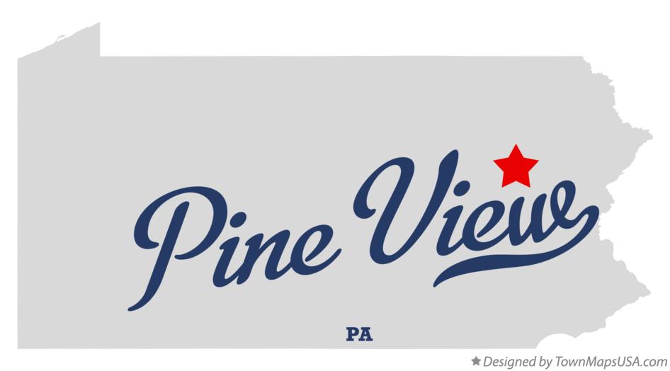Map of Pine View Pennsylvania PA