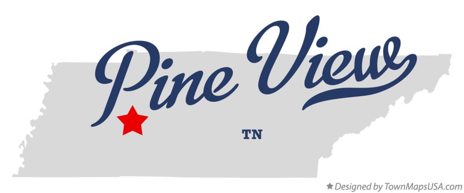 Map of Pine View Tennessee TN