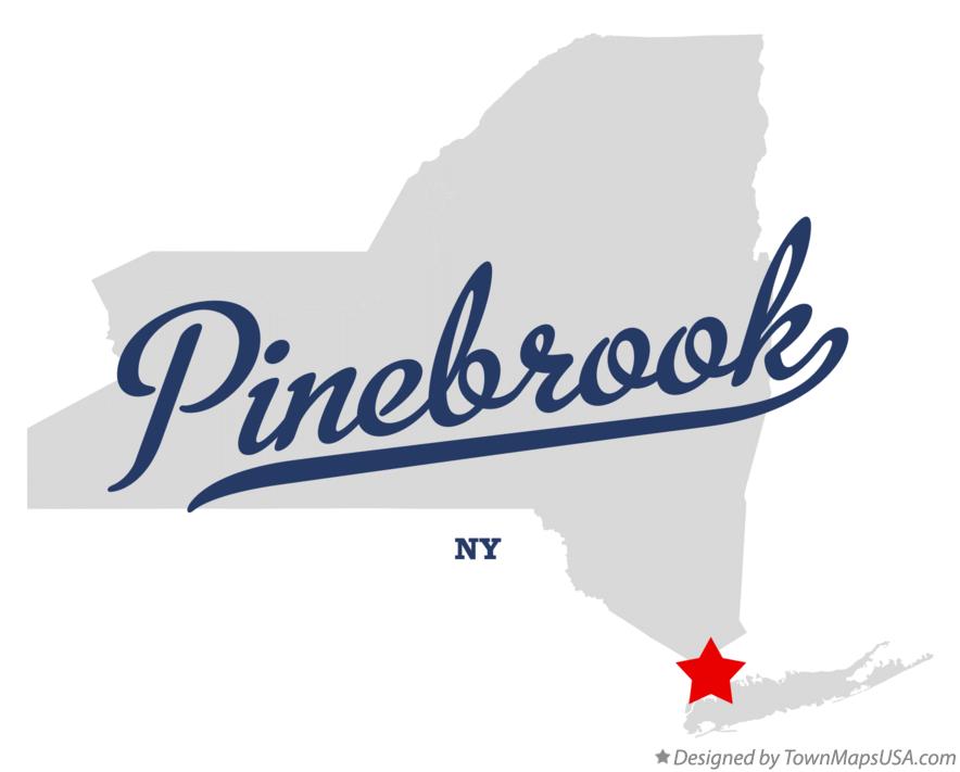 Map of Pinebrook New York NY