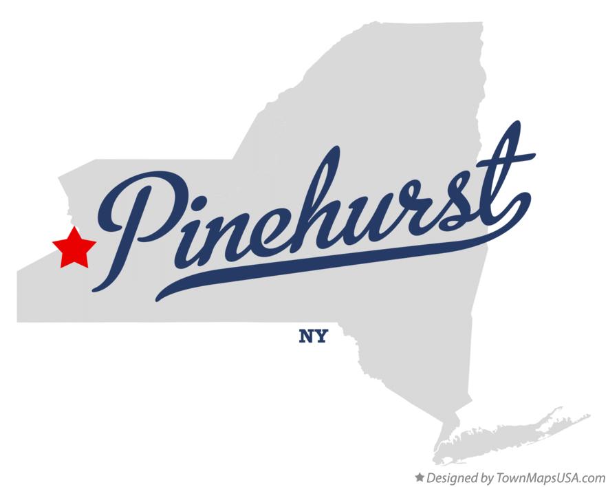 Map of Pinehurst New York NY