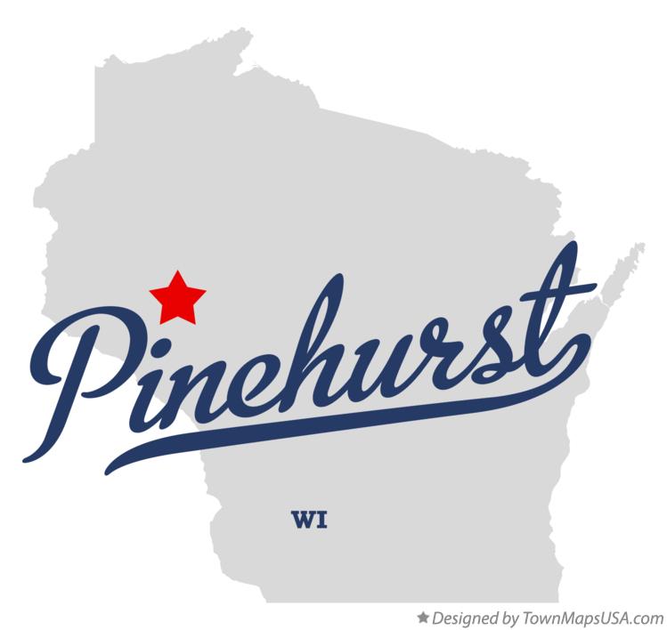 Map of Pinehurst Wisconsin WI