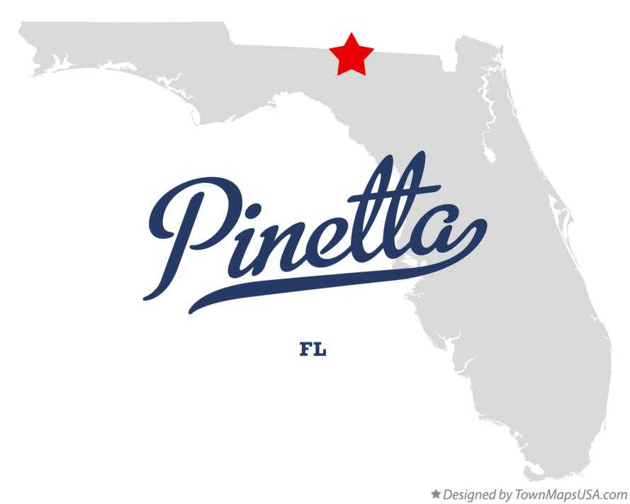 Map of Pinetta Florida FL