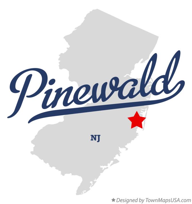 Map of Pinewald New Jersey NJ