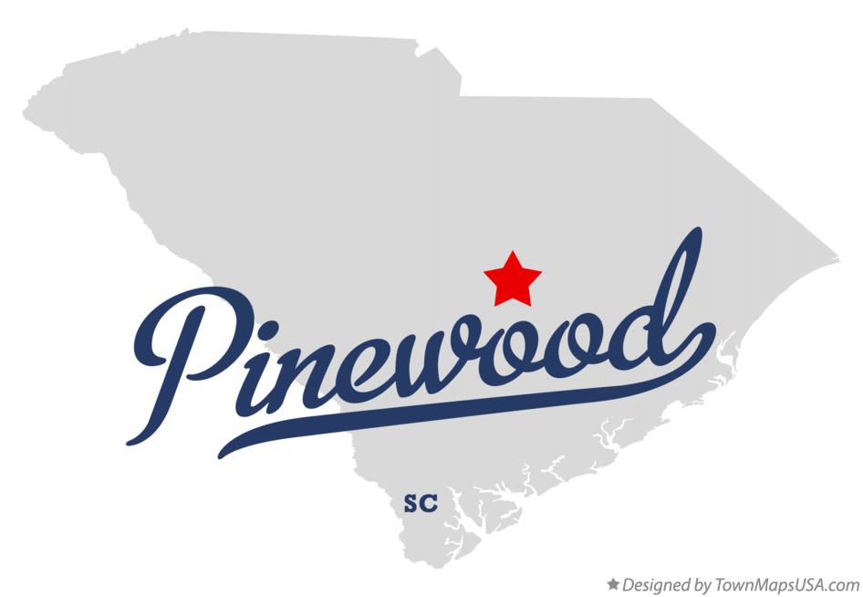 Map of Pinewood South Carolina SC