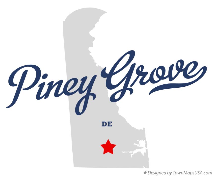 Map of Piney Grove Delaware DE