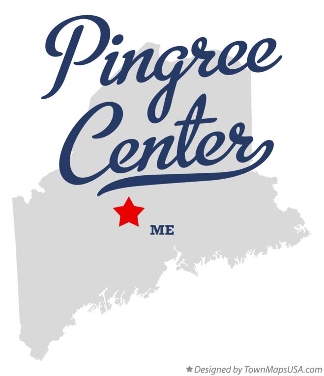 Map of Pingree Center Maine ME