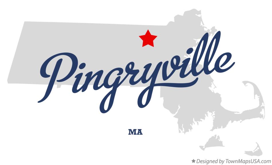 Map of Pingryville Massachusetts MA