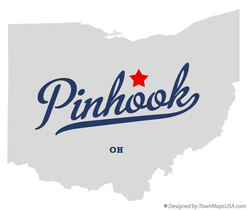 Map of Pinhook Ohio OH