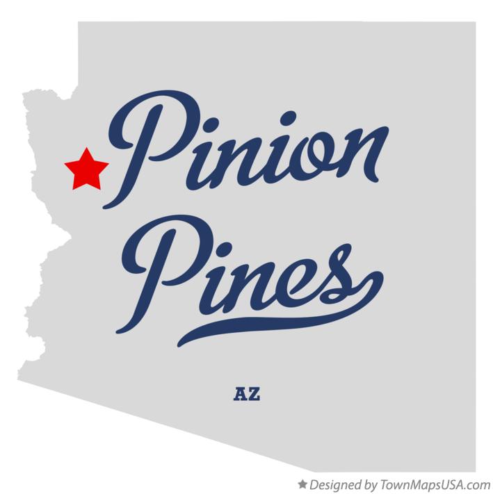Map of Pinion Pines Arizona AZ