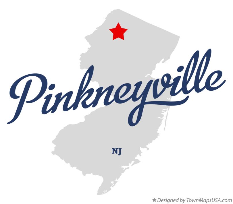 Map of Pinkneyville New Jersey NJ