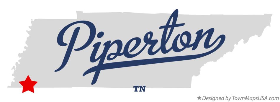 Map of Piperton Tennessee TN