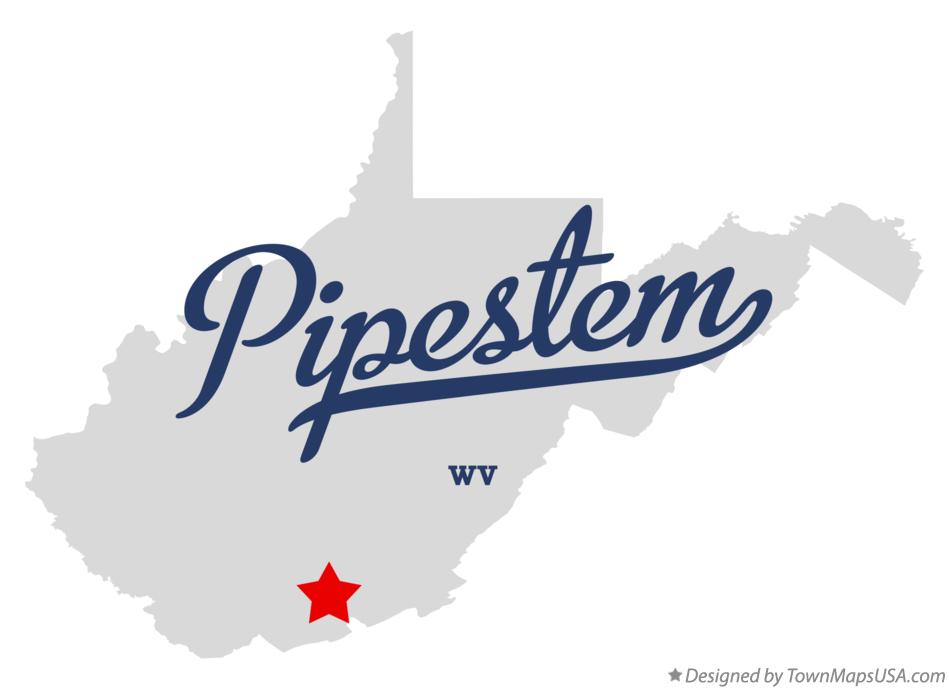 Map of Pipestem West Virginia WV