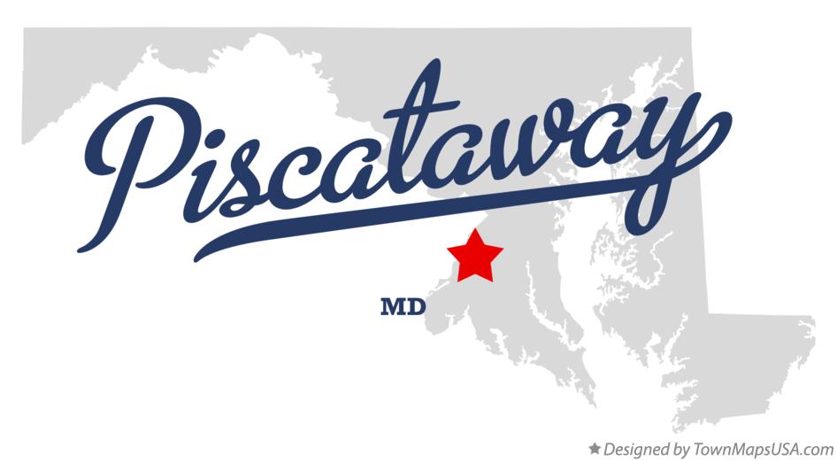 Map of Piscataway Maryland MD