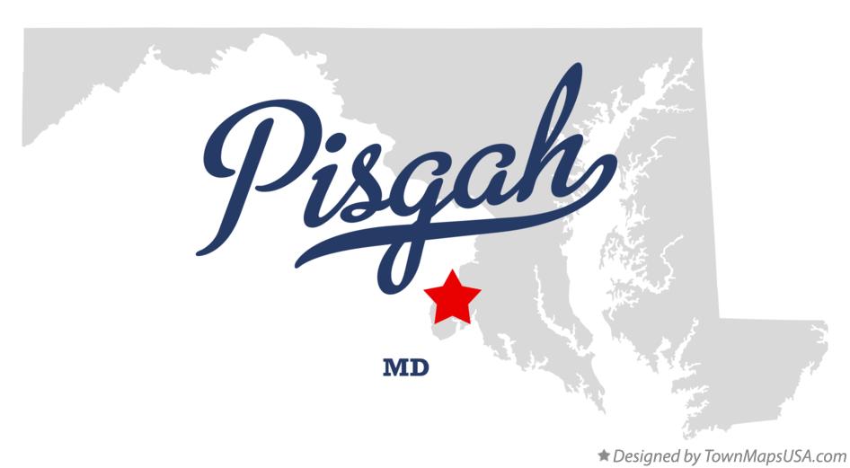 Map of Pisgah Maryland MD