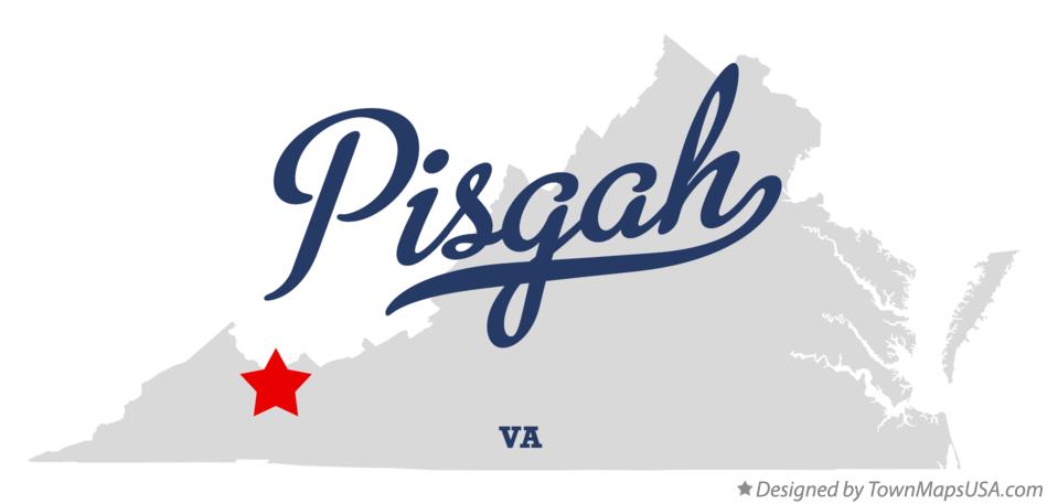Map of Pisgah Virginia VA
