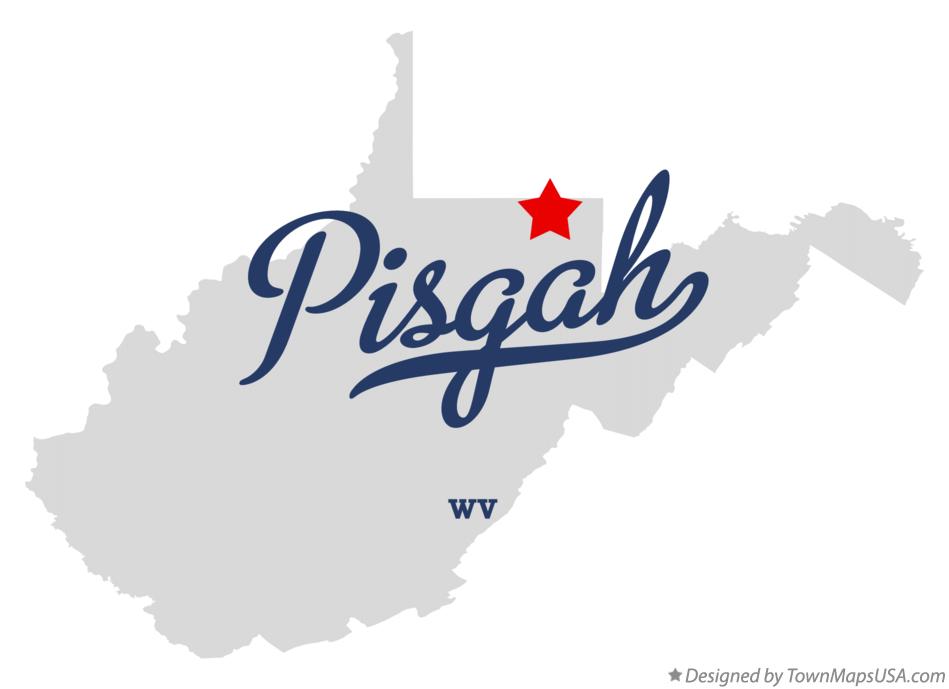 Map of Pisgah West Virginia WV