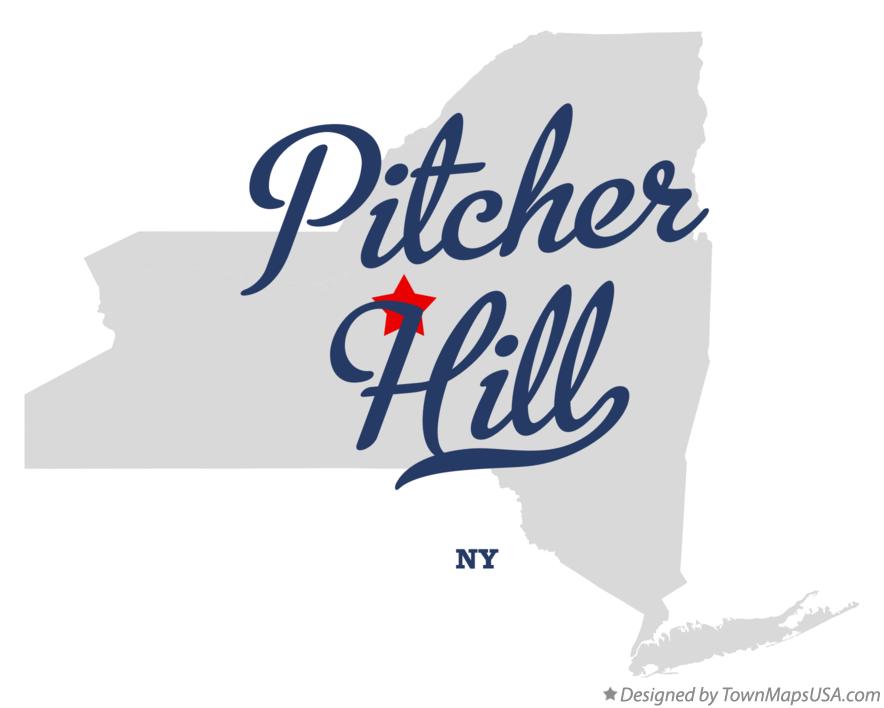 Map of Pitcher Hill New York NY