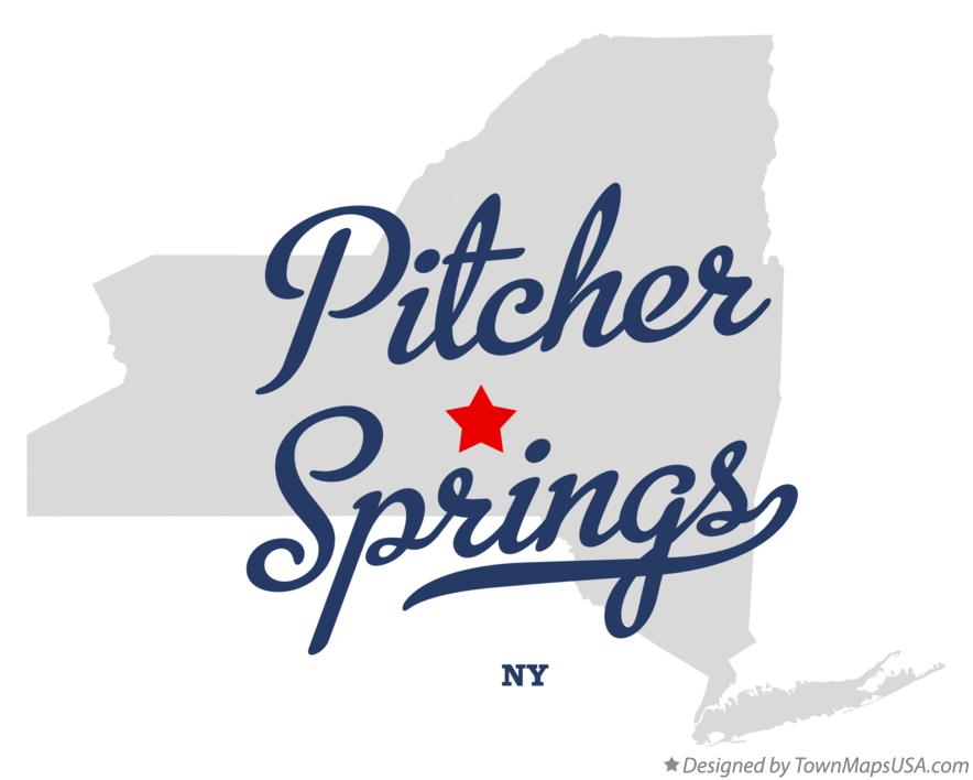 Map of Pitcher Springs New York NY