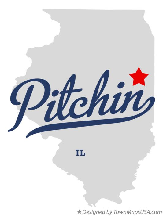 Map of Pitchin Illinois IL