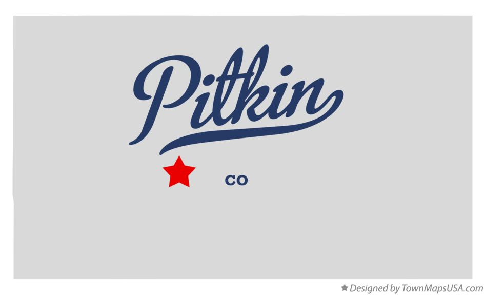 Map of Pitkin Colorado CO