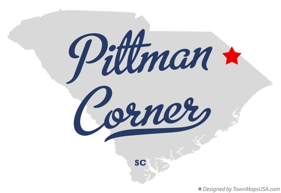 Map of Pittman Corner South Carolina SC
