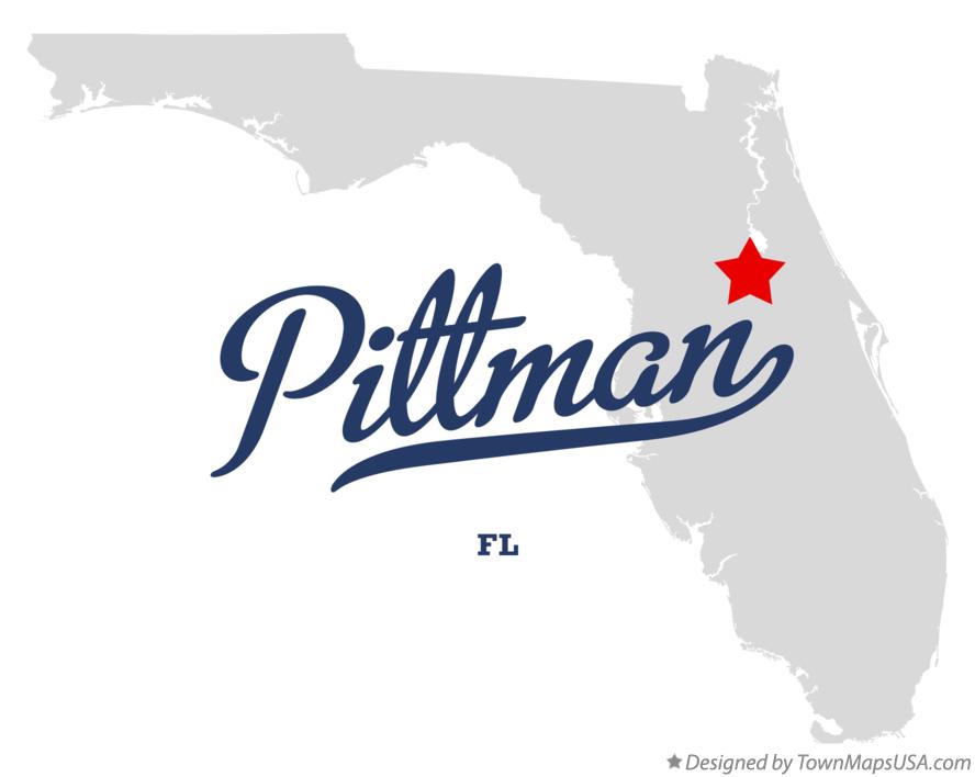 Map of Pittman Florida FL