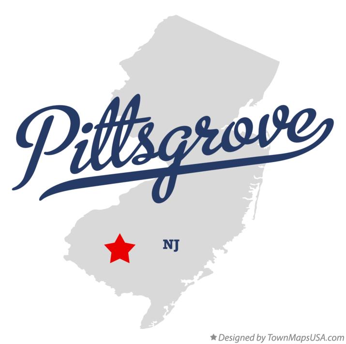 Map of Pittsgrove New Jersey NJ