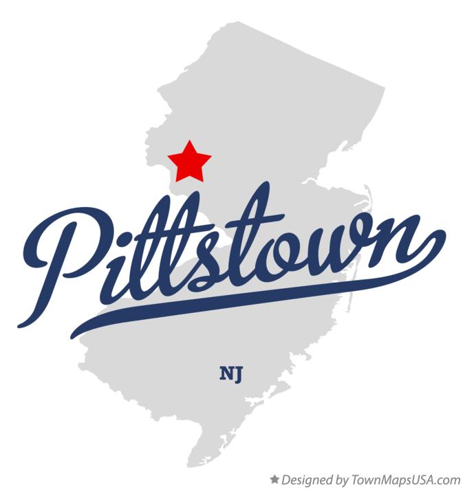 Map of Pittstown New Jersey NJ
