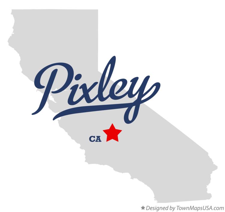 Map of Pixley California CA