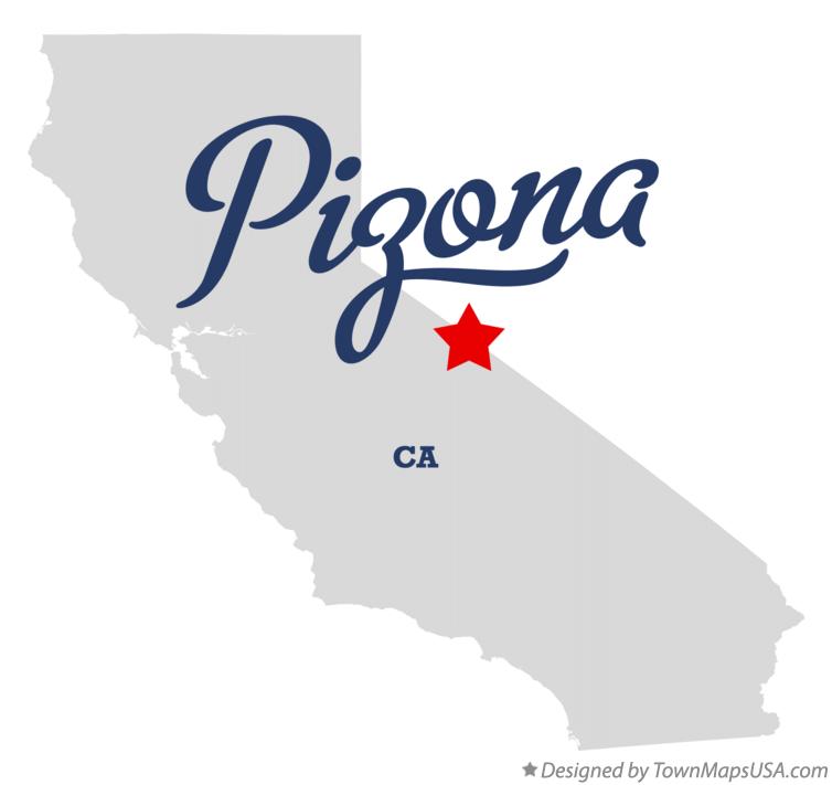Map of Pizona California CA