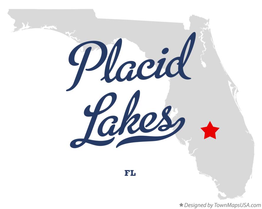Map of Placid Lakes Florida FL