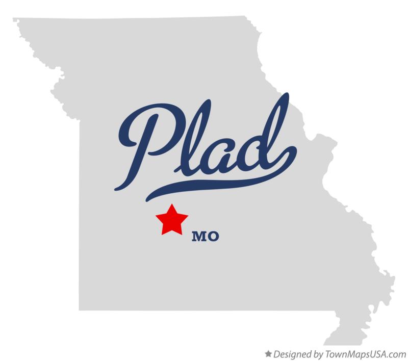 Map of Plad Missouri MO