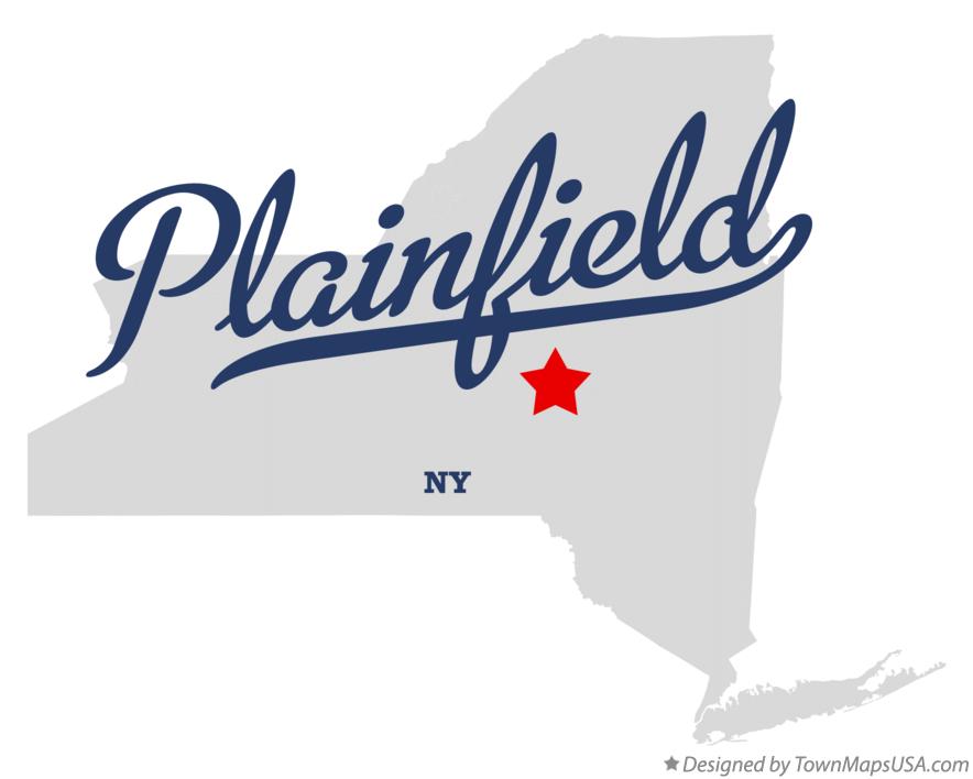 Map of Plainfield New York NY