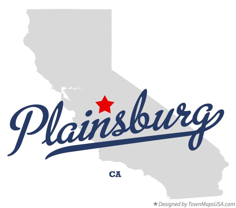 Map of Plainsburg California CA