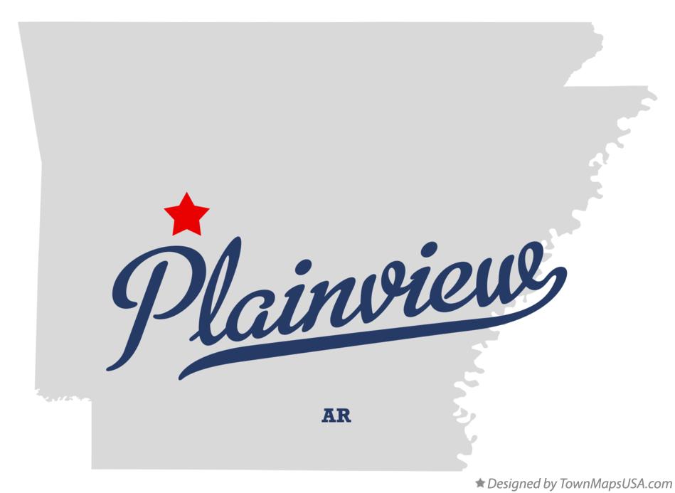 Map of Plainview Arkansas AR