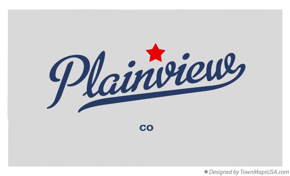 Map of Plainview Colorado CO