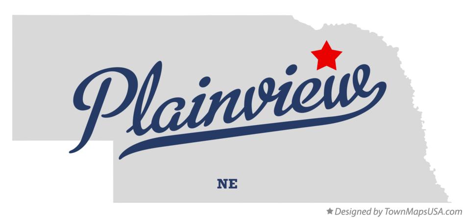 Map of Plainview Nebraska NE