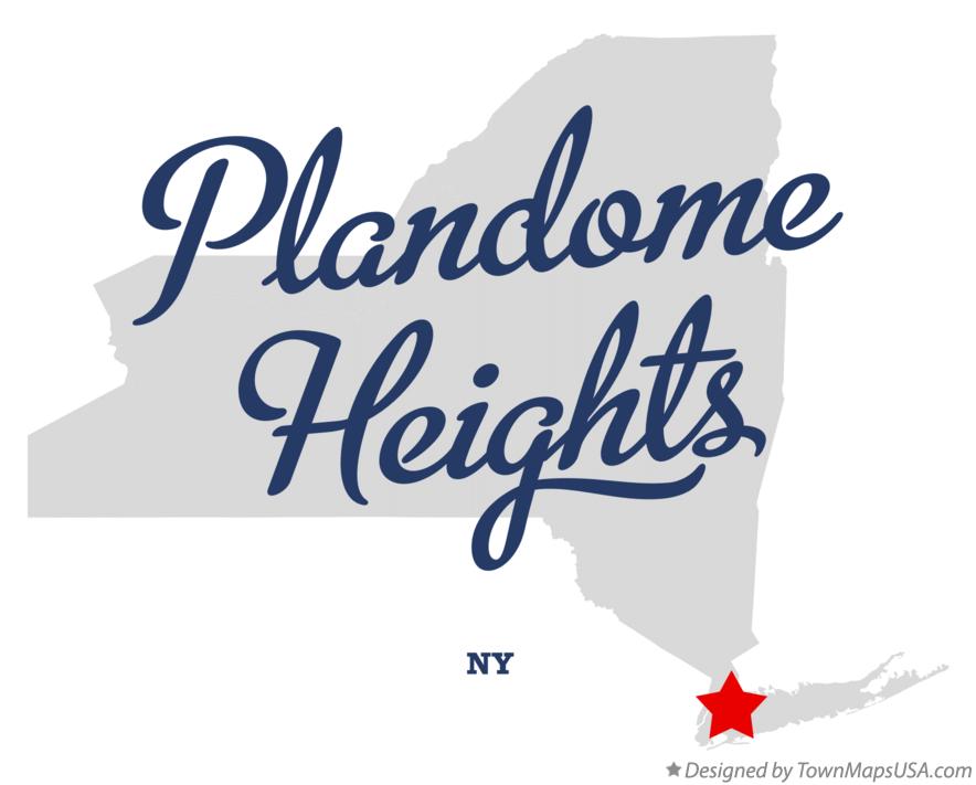 Map of Plandome Heights New York NY
