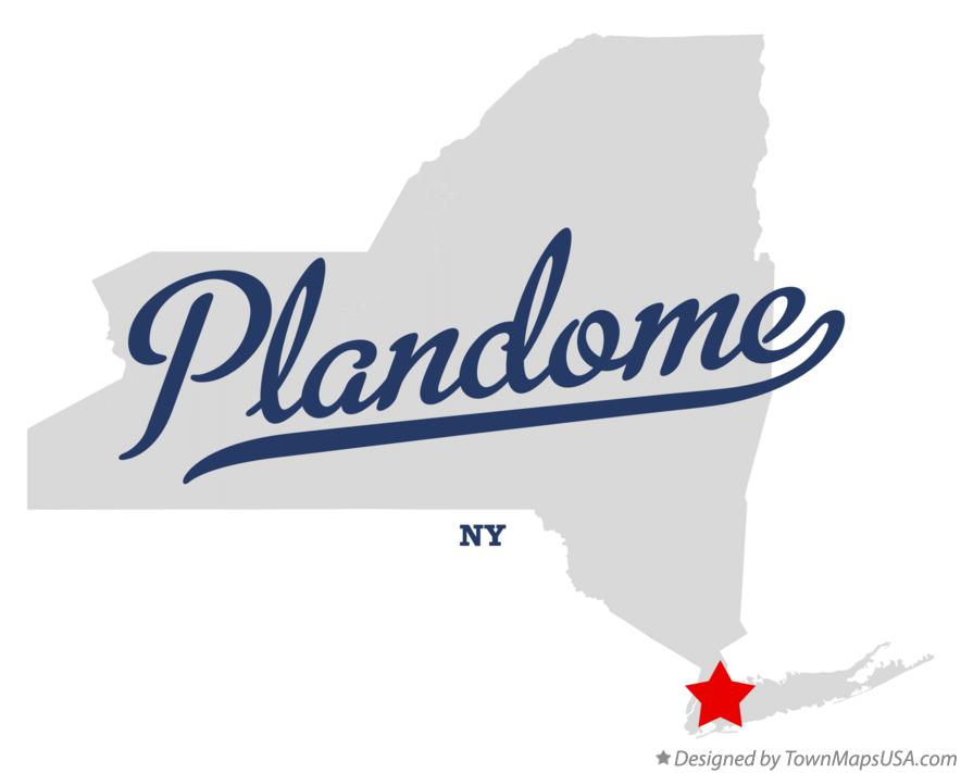 Map of Plandome New York NY