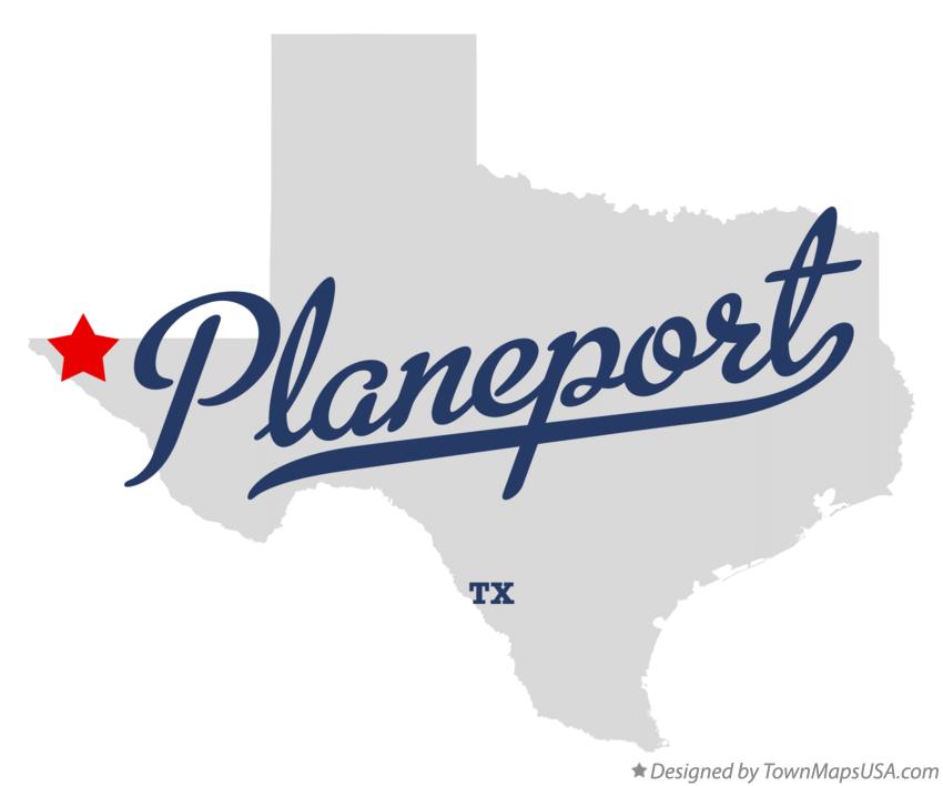 Map of Planeport Texas TX