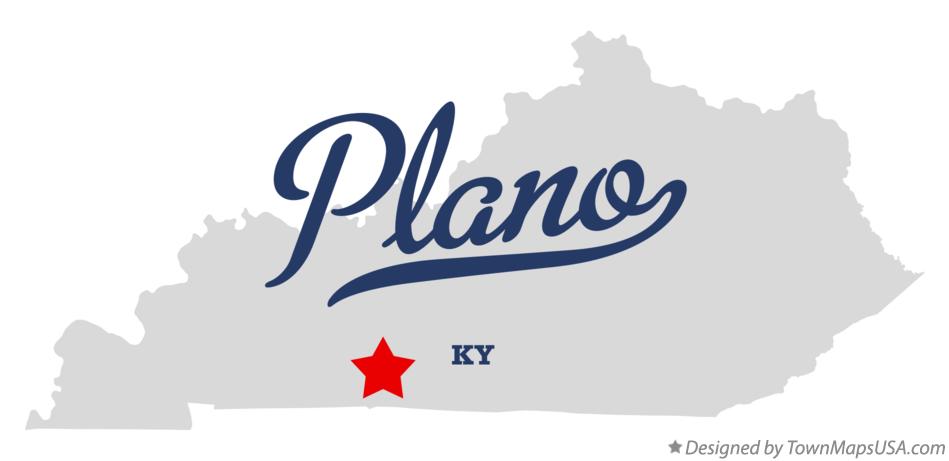 Map of Plano Kentucky KY