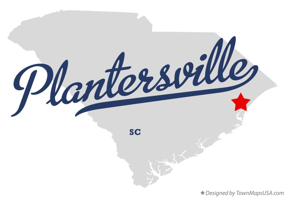 Map of Plantersville South Carolina SC