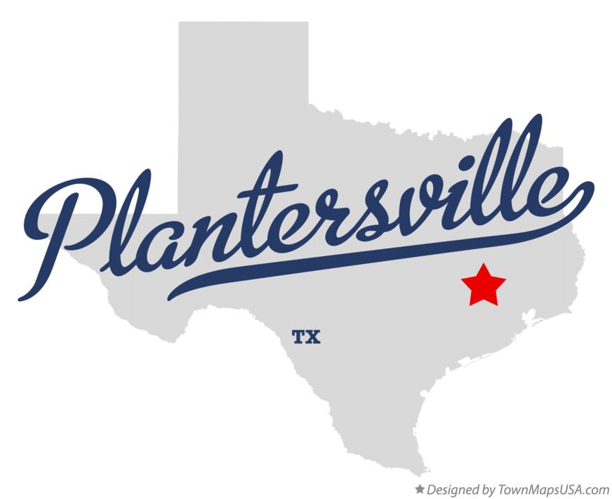 Map of Plantersville Texas TX